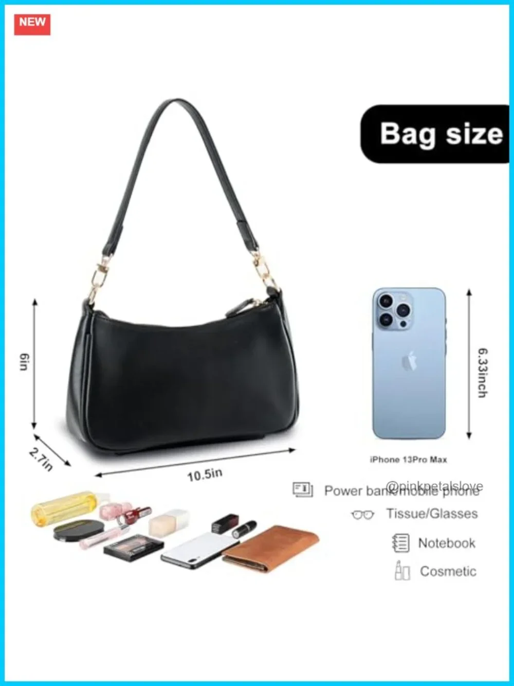 Vintage PU Leather Crossbody Hobo Bag with Zipper Closure